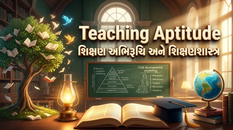 Teaching Aptitude & Pedagogy (શિક્ષણ અભિરુચિ અને શિક્ષણશાસ્ત્ર)